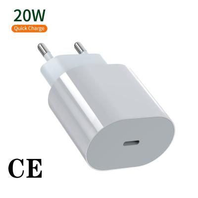 China Mobile Phone Factory Price 12W 15W 18W 20W Original Quality PD Super Fast Charger With Type-C PD Cable For iPhone for sale