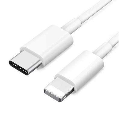 China For Original USB-C Lightning Charger 1M 2.4A 20W Fast Data Transmission Type-C 8pin Palladium Cable For iPhone 12 for sale