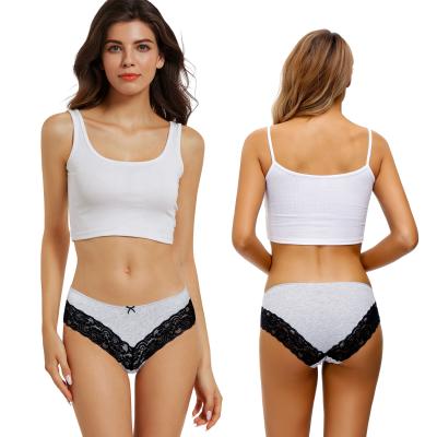 China Best Selling High Quality Comfortable Breathable Women's Product Cotton Fabric Home Panties Sets for sale