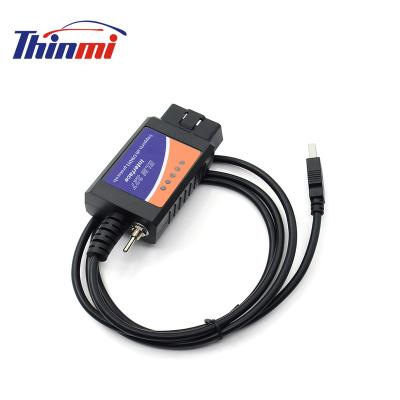 China All OBDII Scan Tools Compliant Vehicles Automotive ELM327 USB OBD2 Code Reader For Ford Switch HS-CAN/MS-CAN For Scan Car Diagnostic Tool for sale