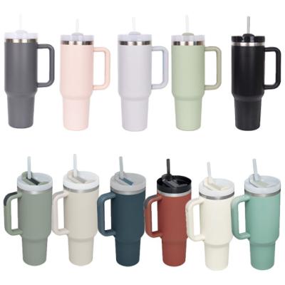 China Hot Selling 2023 Color Stainless Steel Viable Adventure Regular Travel H2.0 Fire Extinguisher Reusable Insulated Tumbler With Handle for sale