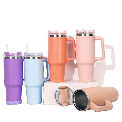 China Hot Selling 2023 Color Stainless Steel Viable Adventure Regular Travel Fire Extinguisher H1.0 Reusable Insulated Tumbler With Handle for sale