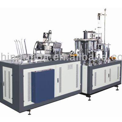 China High speed and good performance machine for making double hot drink sleeve wallpaper cup machine machine disposable paper glass price for sale