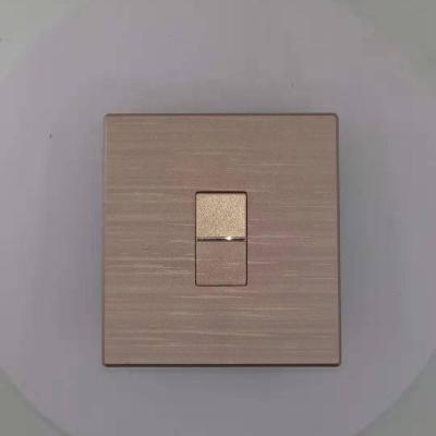 China whole sale factory price one strip bangladesh and pakistan market black coffee color wall switch white gold silver socket for sale