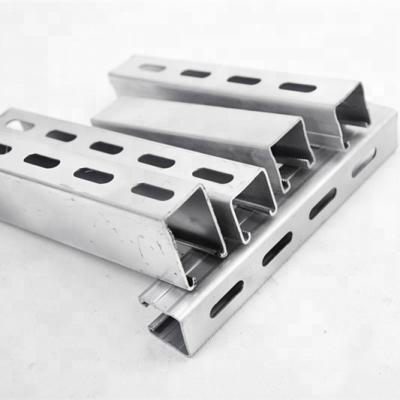 China Outdoor Solar Powered Support Hot Dipped Galvanized Strut Channel 41*41*2.5 for sale