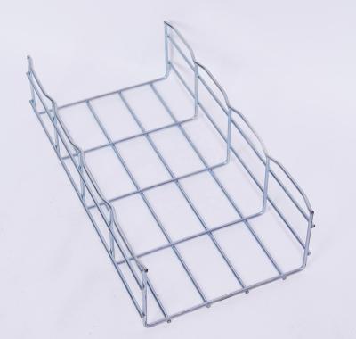 China Galvanized Steel Wire Mesh Cable Tray Under Desk Cable Tray for sale