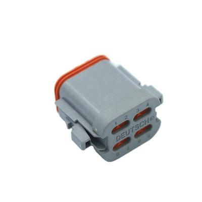 China Automotive High Quality DT 8 Pin Gray Male And Female Auto Electrical Wire German Waterproof Connector DT04-8P DT06-8S for sale