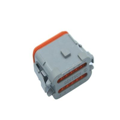 China Automotive German DT Series 12Way 12 Pin Socket Connector DT04-12P DT06-12S for sale