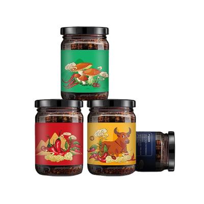 China 2021 New Arrival Hot Spicy Seasoning Beef Sauce Healthy Food Chili Sauce Sauce RR-C7 for sale