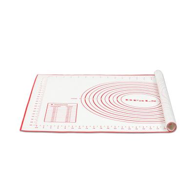 China Silicone Customized Silicone Kneading Mat Large Rolling Thickened Baking Mat Non-Stick Kneading Mat for sale