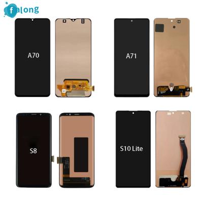 China For Wholesale Mobile Phone Screen Replacement Mobile Phone LCD Display For Samsung Galaxy A70 A71 S8 S10 Lite LCD Touch Screen for sale