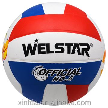 China Colorful Volleyball For School Training Beach Volleyball For Kids 5#/1# for sale