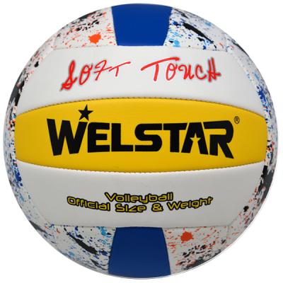 China PVC Or PU Material Colorful Volleyball Ball Custom Volleyball Ball For Promotion for sale