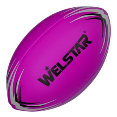 China High Quality Soft Touch Training Toy Inflated Machine Sewn Rugby Ball For Kids for sale