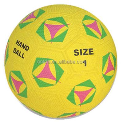 China Natural Rubber Outdoor Mini Rubber Custom Ball For Handball Ball for sale