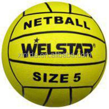 China High quality natural rubber top selling sporty rubber ball netball bouncy ball for sale