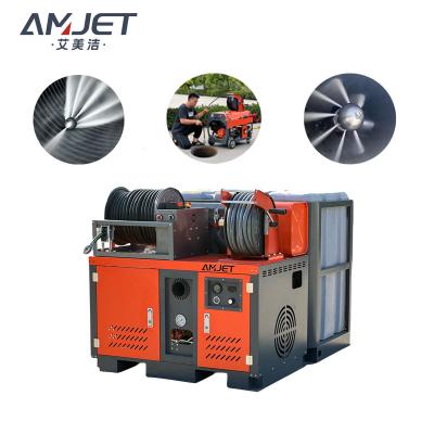 China New 2023AMJ Water Sewer Cleaning Machine High Pressure Jet Drainage Cleaning Machine Sewer Sprayer 36HP-72LPM-200bar for sale