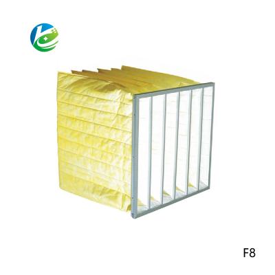 China Building Material Shops High Quality Air Filter Media Manufacturer Supply F5-F9 Pocket Dust Bag Filter Media for sale