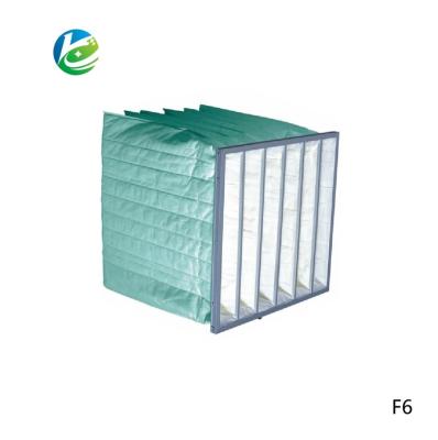 China Building Material Shops Popular Air Filter Media Manufacturer Supply F5-F9 Pocket Dust Bag Filter Media for sale