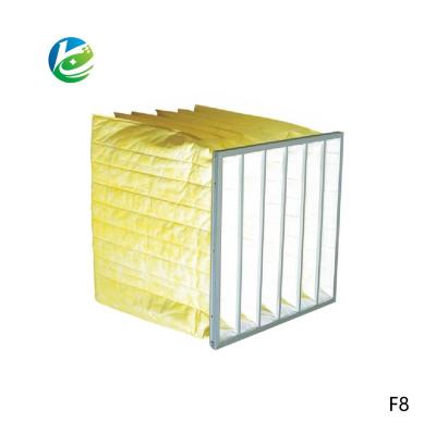 China Building Material Stores Air Filter Media Low Cost Manufacturer Supply F5-F9 Pocket Dust Bag Filter Media for sale