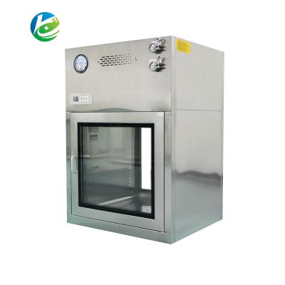 China Building Material Stores Laminar Air Circulation Transfer Window Pharmaceutical Pass Box for sale