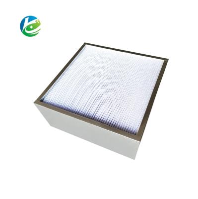 China High Quality Building Material Stores With Aluminum Separators H13 H14 Deep Pleat HEPA Filter For HVAC Air Condition for sale