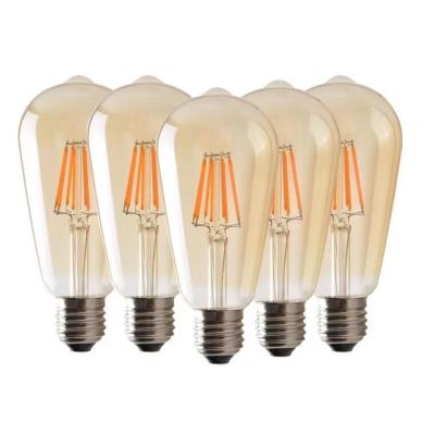 China CE ROHS SAA residential candle light led filament bulb 4w E16 E26 E27 B22 ST64/G125 led filament bulb light for sale