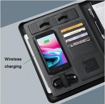 China Waterproof 3 in 1 USB Power Bank and Drive Notebook Instant Business Charging Pad with USB Port and Power Bank for IPad IPhone for sale