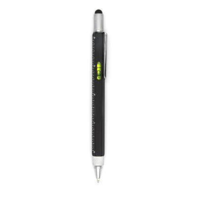 China Promotional Pen 6 in 1 Tip Pen Touch Stylus Multifunctional Metal Tool Pen for sale