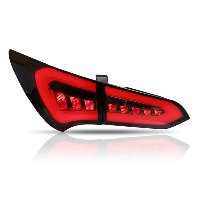 China Automobile lamp Vland factory car parts LED tail lights for IX45 Santa Fe 2013 2015 2016 2017 2018 2019 real LED lamp plug and play for sale