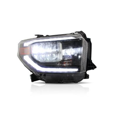 China 2014 Modified Autolamp VLAND Full LED Car Headlights Car Head Light Assembly Up Sequential Turn Signal Front Lamp For Toyota Tundra for sale