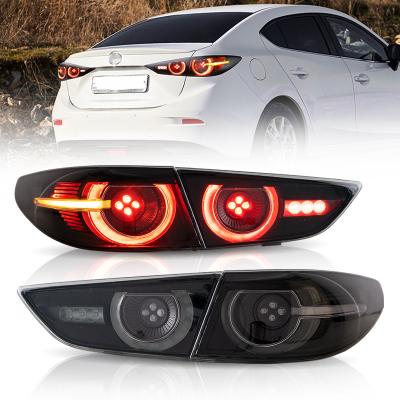 China PMMA+ABS+Aluminum VLAND Wholesale New With Sequential LED Tail Lights Turn Signal Car Rear Lamp Assembly 2019-2021 For MAZDA 3 AXELA Auto Lighting for sale