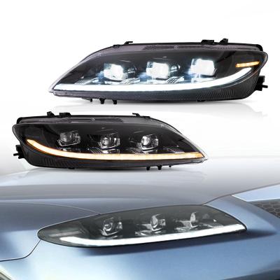 China Manufacturer Wholesales Full LED Headlights Manufacturer VLAND Sequential Interpretation Front Lamp 2003-2015 Animation DRL Car Head Light For Mazda 6 for sale