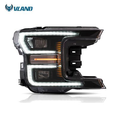 China 2017 Automotive Industry VLAND Headlights Car Full LED Head Light Lamp Assembly 2018 2019 2020 Up Wholesale For FORD F150 Rockauto for sale