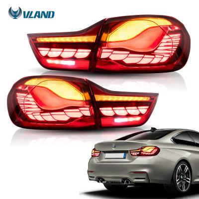 China PC+ABS+PMMA VLAND factory M4 GTS 2014-2020 rear lamp f33 f36 f83 f32 f82 GTS OLED styling tail lights for BMW for sale