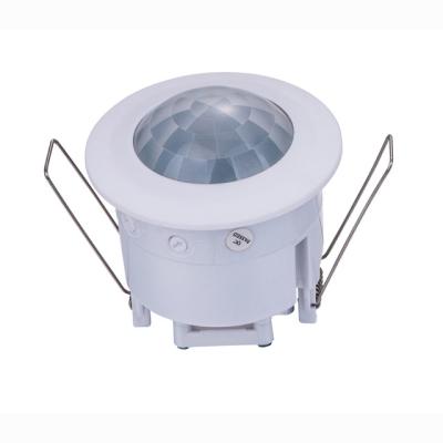 China Motion Sensor Ceiling Recessed 360 Degree PIR Motion Sensor Mounted Infrared Motion Sensor For Light for sale