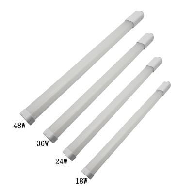 China 24W LED Light Tube Tri-Proof Waterproof Natural White Replacement LED Light Tube 4000-4500K [1225x40x30mm IP65] Batten for sale