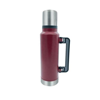 China Wholesale PORTABLE 47oz Tell Away Stainless Steel Insulated Water Lipstick Jug With Handle for sale