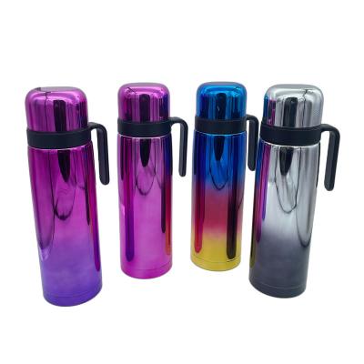 China PORTABLE Multiple Color Insulation Vacuum Flasks Large Size Vacuum Jug With Cups for sale