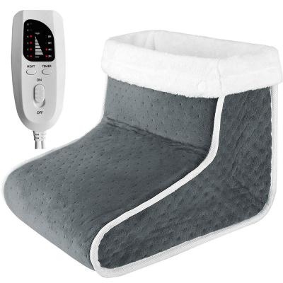 China Anti-Pull Hehong Warm Feet Electric Blanket Comfortable Plush Heated Blankets For Winter Available Sample Custom LOGO for sale