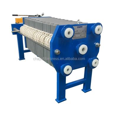 China Small Size Hotels Room Filter Press Machine In Sewage Industry for sale