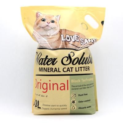 China Factory Sale 100% Natural Organic Water Soluble Bentonite Viable Cat Litter for sale