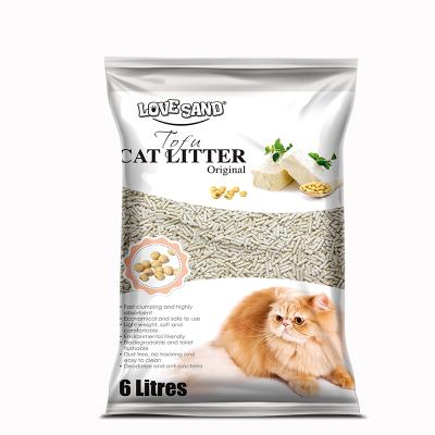 China Low Price Viable Super Absorbent Tofu Cat Litter for sale