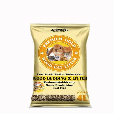 China Factory Sustainable Sale Natural Organic Pets Emily Low Clumping Dust Clumping Cat Litter For Pet Supply Pine Wood Store for sale