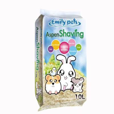 China Sustainable Pet Supplies Natural Aspen Shaving Hamster Bedding Small Eco-Friendly Animals for sale