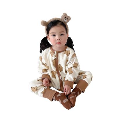 China Breathable Good quality super soft spring and autumn Split legs Sleepsack pure cotton baby anti-kick quilt Children sleeping bags for sale