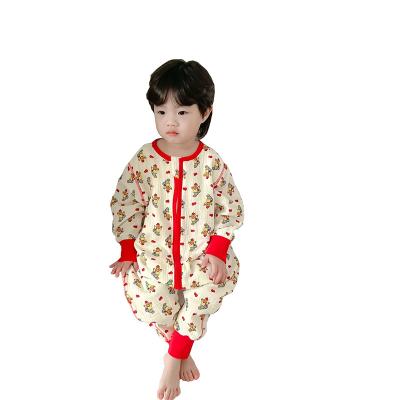 China Breathable High quality super soft spring and autumn Split legs Sleeping bag pure cotton baby anti-kick quilt Children sleepsack for sale