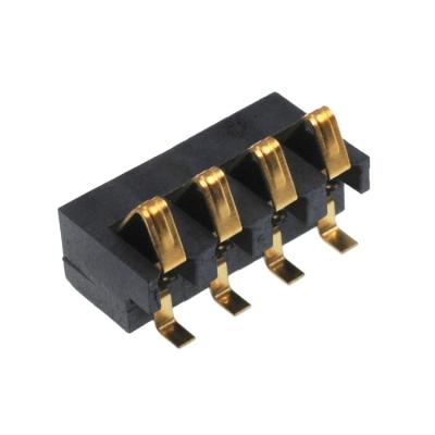 China Board To Board XLJ 4 Pin Connector PCB Mount 2.5PH 3.5H Horizontal Gold Plating Battery Power Connector for sale