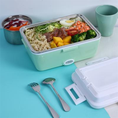 China 220V Household Bowl Food Container Portable Electric Heating Food Warmer Heater Rice Tiffin Dinnerware Sets for Home for sale