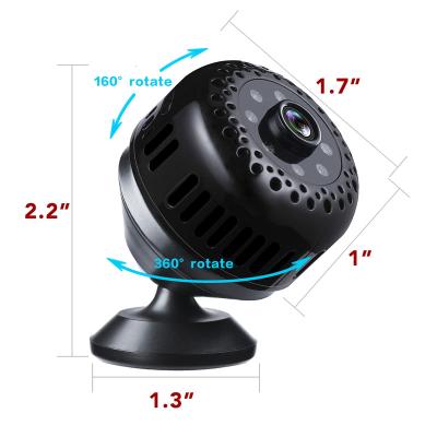 China Black Human Motion Camera Mini Spy Camera 1080p Spy Camera Support TF Tracking Wireless wifi Hidden Card Storage for sale